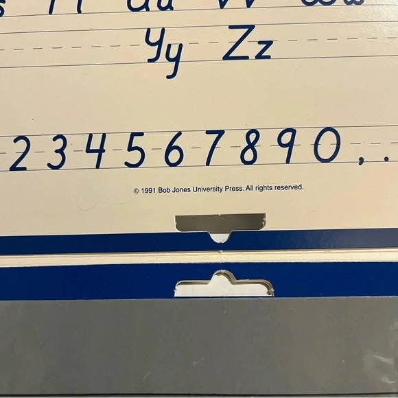 Bob Jones Practi-Slate 1991 Kids Writing Practice Reusable Homeschool No Mess - Picture 4 of 6